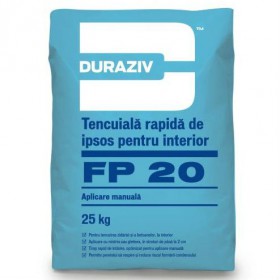 DURAZIV FP 20 Tencuiala rapida de ipsos pentru interior 25 kg   